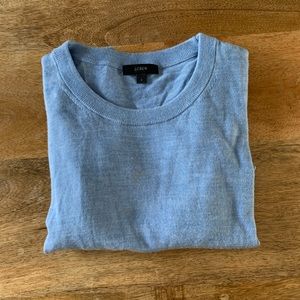 Beautiful sky blue wool crew neck sweater